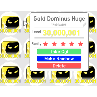 Gold Dominus Roblox Image