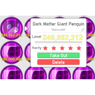 Roblox Pet Simulator Giant Penguin Other 2x Dm Giant Penguin In Game Items Gameflip