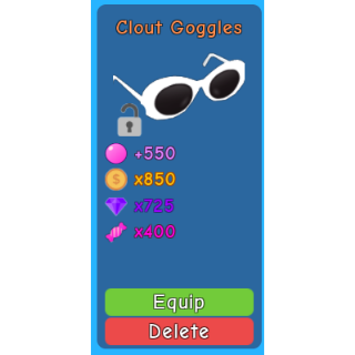 Other 1x Clout Goggles Bgs 游戏装备 Gameflip - black clout goggles roblox