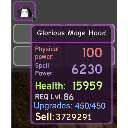 Other Glorious Mage Hood Dq In Game Items Gameflip