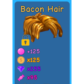 Roblox Bacon Hair Image Id - bacon hair roblox decal id