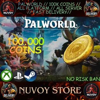 PALWORLD // 100k Coins // All Platform // all server // Fast delivery//