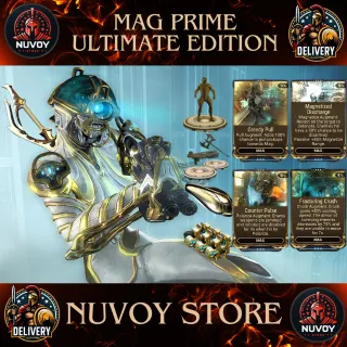 Mag Prime Ultimate Edition // All Platform + 1 Warframe Slot + 1 Orokin Reactor + 2 Weapon Slot + 3 Forma + All Augment