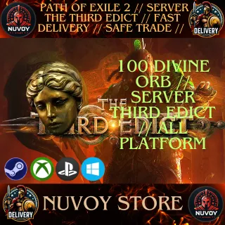 PoE2 100 Divine orb // Rise Of the Abyssal Server // The Third Edict // All Platform