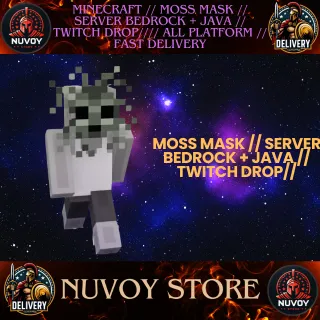 Moss Mask Minecraft // Server Bedrock + Java