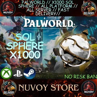 PALWORLD // X1000 SOL SPHERE // All Platform // all server // Fast delivery//