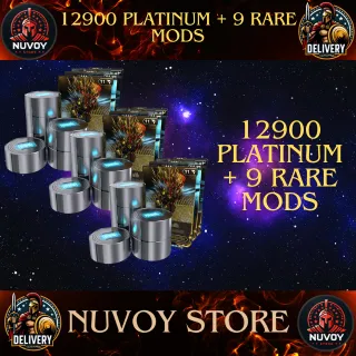 12900 Platinum + 9 Rare mods // All Platform // No Login Required // No Trade