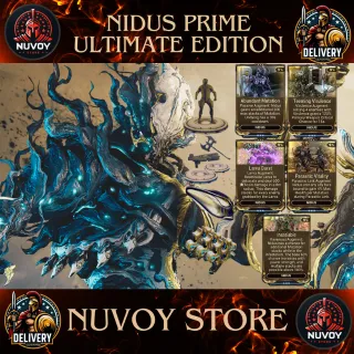 Nidus Prime Ultimate Edition // All Platform + 1 Warframe Slot + 1 Orokin Reactor + 2 Weapon Slot + 3 Forma + All Augment