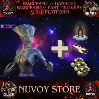 Banshee Warframe *READY TO USE* // All Platform //