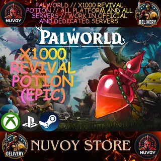 PALWORLD // x1000 REVIVAL POTION // ALL PLATFORM AND ALL SERVERS // WORK IN OFFICIAL AND DEDICATED SERVERS 
