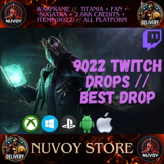 Warframe //  Titania + Fan + Sugatra + 2.6kk credits + Items(9022) // all platform