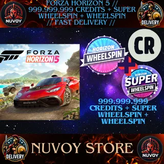 𝐅𝐇𝟓 🎰 999.999.999 Credits + Super Wheelspin + Wheelspin ◆ 𝐌𝐈𝐂𝐑𝐎𝐒𝐎𝐅𝐓/𝐒𝐓𝐄𝐀𝐌/𝐗𝐁𝐎𝐗 🏎️🚗🛻