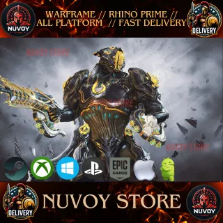 WARFRAME // RHINO PRIME // ALL PLATFORM // FAST DELIVERY