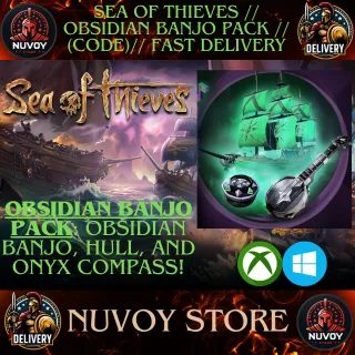sea of thieves // Obsidian Banjo pack // (Code)// Fast Delivery