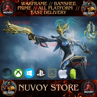 WARFRAME // BANSHEE PRIME // ALL PLATFORM // FAST DELIVERY