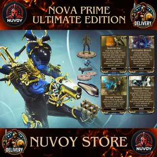 Nova Prime Ultimate Edition // All Platform + 1 Warframe Slot + 1 Orokin Reactor + 2 Weapon Slot + 3 Forma + All Augment