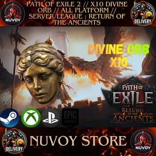 PATH OF EXILE 2 // X10 DIVINE ORB // All Platform // SERVER/LEAGUE : RETURN OF THE ANCIENTS