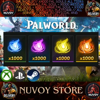 PALWORLD // x4000 PAL SOULS ALL TIERS // All Platform // all server // WORK IN OFICIAL AND DEDICATED SERVERS