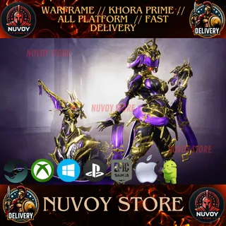 WARFRAME // KHORA PRIME // ALL PLATFORM // FAST DELIVERY