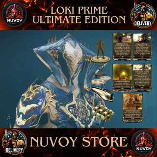 Loki Prime Ultimate Edition // All Platform + 1 Warframe Slot + 1 Orokin Reactor + 2 Weapon Slot + 3 Forma + All Augment