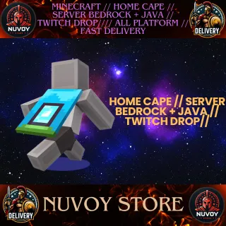 Home Cape Minecraft // Server Bedrock + Java