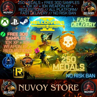  250 Medals + Free 300 Samples + 10k XP + 10k Weapon XP + Requisitions // ALL PLATFORM//