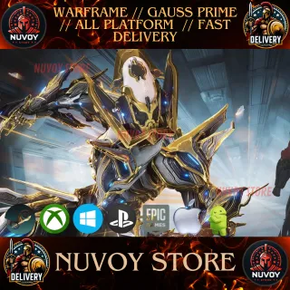 WARFRAME // GAUUS PRIME // ALL PLATFORM // FAST DELIVERY