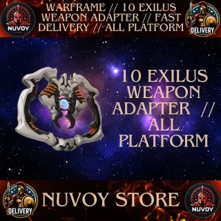 10 EXILUS WEAPON ADAPTER // ALL PLATFORM // FAST DELIVERY