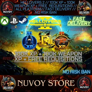 Helldivers 2 // 50k XP + 50k Weapon XP + Free Requisitions // ALL PLATFORM// FAST DELIVERY // No Risk Ban