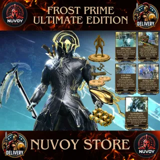 Frost Prime Ultimate Edition // All Platform + 1 Warframe Slot + 1 Orokin Reactor + 2 Weapon Slot + 3 Forma + All Augment