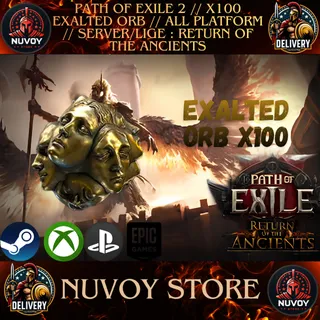 PATH OF EXILE 2 // X100 EXALTED ORB // All Platform // SERVER/liGE : RETURN OF THE ANCIENTS