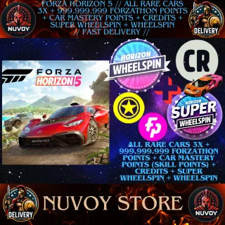 𝐅𝐇𝟓 🎰 All Cars + 999.999.999 FP + CMP + CR + SWS + WS ◆ 𝐌𝐈𝐂𝐑𝐎𝐒𝐎𝐅𝐓/𝐒𝐓𝐄𝐀𝐌/𝐗𝐁𝐎𝐗 🏎️🚗🛻