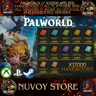 PALWORLD // X12000 APPLIED HANDBOOKS + Gift // ALL PLATFORM AND ALL SERVERS // 