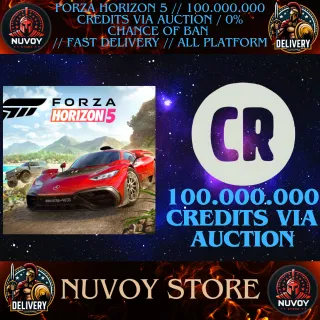 𝐅𝐇𝟓 🎰 100.000.000 CR (Credits) Via Auction / 0% Chance Of Ban ◆ 𝐌𝐈𝐂𝐑𝐎𝐒𝐎𝐅𝐓/𝐒𝐓𝐄𝐀𝐌/𝐗𝐁𝐎𝐗/PS 🏎️🚗🛻