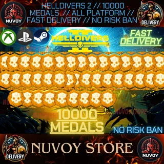 HELLDIVERS 2 // 10000 MEDALS // ALL PLATFORM // FAST DELIVERY // STEAM + PS + XBOX