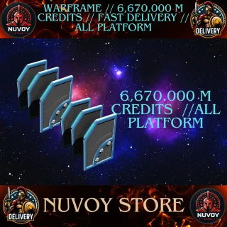 [All Platform] 6.670.000 Credits // NO FARMING  // Fast Delivery // Best Price