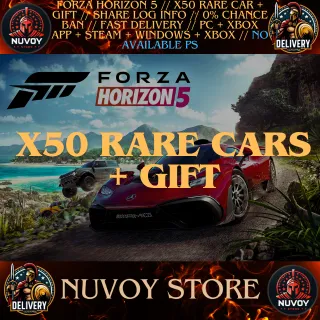FH5 🎰 X50 Rare Car // No Via Auction // 0% Chance Of Ban // Fast Delivery ◆ ONLY 𝐌𝐈𝐂𝐑𝐎𝐒𝐎𝐅𝐓/𝐒𝐓𝐄𝐀𝐌/𝐗𝐁𝐎𝐗/🏎️🚗🛻