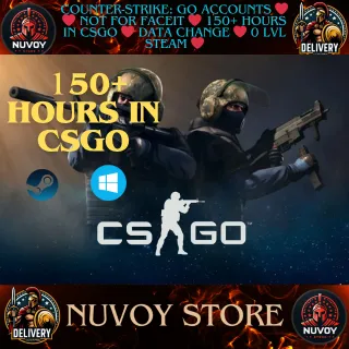 Counter-Strike: GO Accounts ❤️ ❤️ not for faceit ❤️ 150+ hours in CSGO ❤️ data change ❤️ 0 lvl steam ❤️