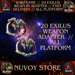 20 EXILUS WEAPON ADAPTER // ALL PLATFORM // FAST DELIVERY