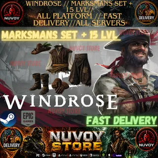 WINDROSE // Privateers Set + 15 lvl // All Platform // FAST DELIVERY // All servers