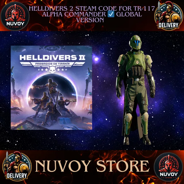 Helldivers 2 steam code for tr 117 alpha commander global version