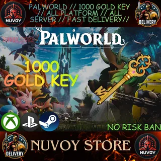 PALWORLD // 1000 Gold Key // All Platform // all server // Fast delivery//