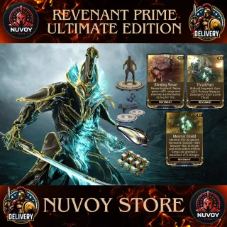 Revenant Prime Ultimate Edition // All Platform + 1 Warframe Slot + 1 Orokin Reactor + 2 Weapon Slot + 3 Forma + All Augment