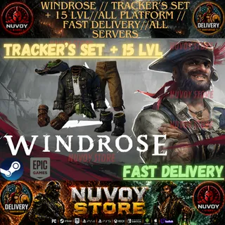 WINDROSE // Tracker’s Set + 15 lvl // All Platform // FAST DELIVERY // All servers