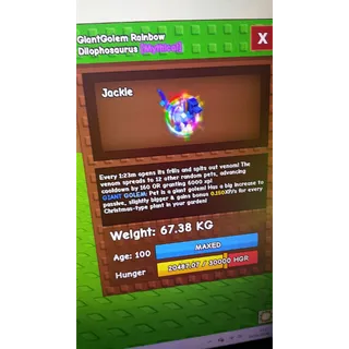rainbow dilop (from hatch)60kg+