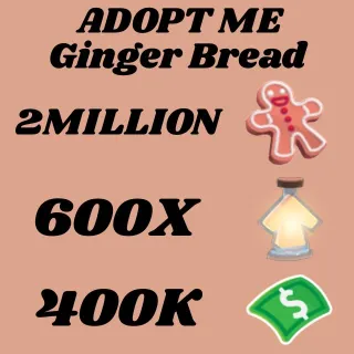BUCKS & AGE UP POTIONS AND GINGER BREAD - ADOPT ME 