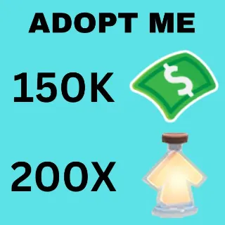 BUCKS AND AGE UP POTIONS  - ADOPT ME 