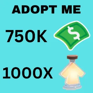 BUCKS AND AGE UP POTIONS  - ADOPT ME 