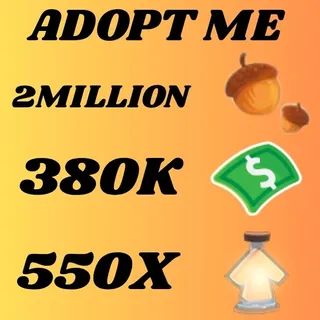 ACORNS AND BUCKS AND AGE UP POTION  - ADOPT ME 