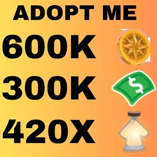 COMPASS COIN AND BUCKS AND AGE UP POTION - ADOPT ME 